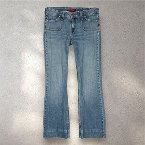 Y2K Levi’s 545 Low Bootcut Jeans Women’s 28x25 Blue Medium Vintage Floral Chic